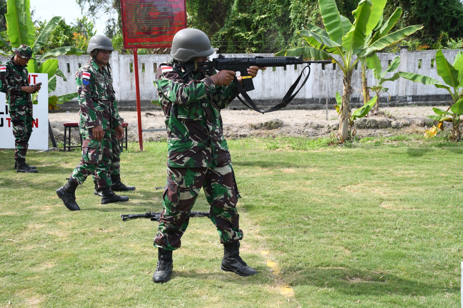 Prajurit Lanal TBA Laksanakan Glagaspur Pangkalan Tingkat I – P1