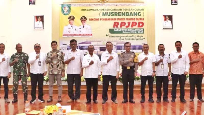 Pemkab Simalungun Gelar Musrenbang RPJPD Tahun 2025-2045