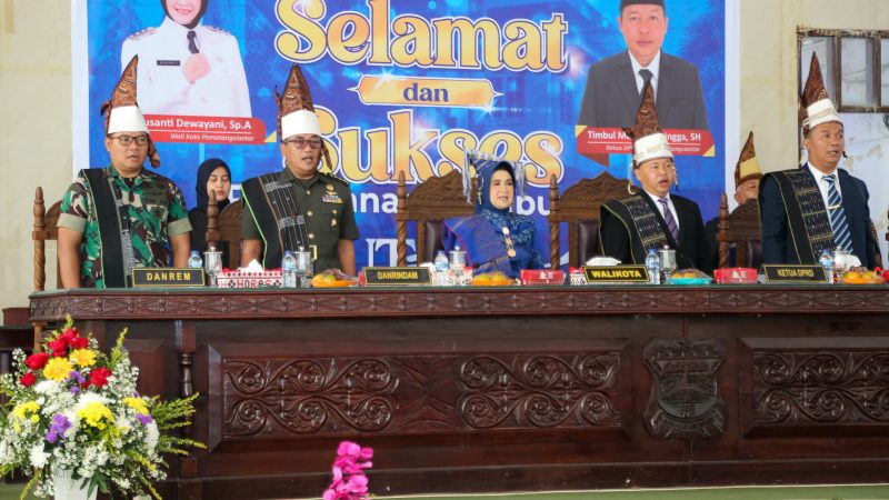 Wali Kota dr Susanti Bersama Unsur Forkopimda Plus Hadiri Rapat Paripurna DPRD dalam Rangka Memperingati HUT ke-153 Tahun Kota Pematangsiantar