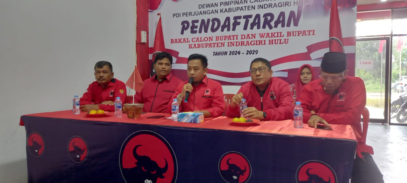 DPC PDI Perjuangan Inhu  Buka Penjaringan Bakal Calon Bupati dan Wakil Bupati  Pilkada 2024-2029
