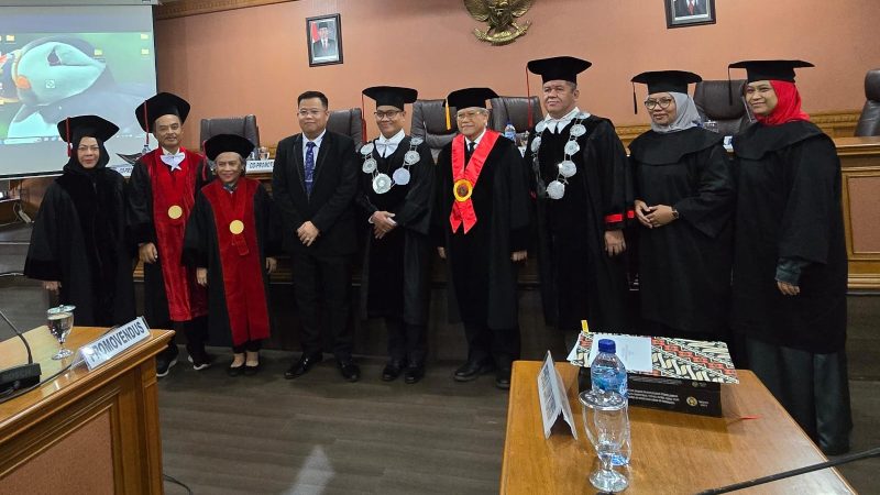 Pengacara Kondang Darmawan Yusuf Berhasil Raih Gelar Doktor Dari USU Dengan Predikat Cumlaude
