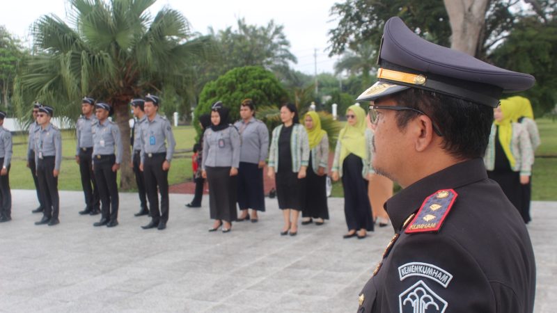 Wujud Perhormatan Pada Para Pahlawan, Rutan dan Rupbasan Rengat Gelar Upacara Tabur Bunga