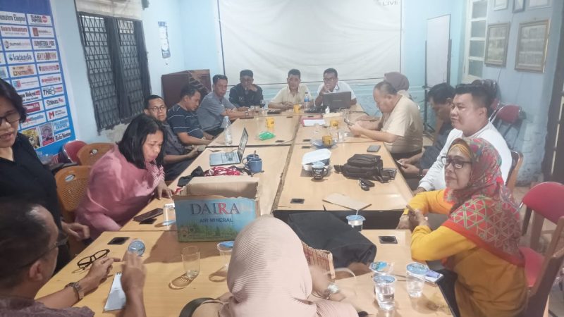PWI Sumsel Gelar Rapat Tehnis, Menjelang Gebyar HPN Di Palembang