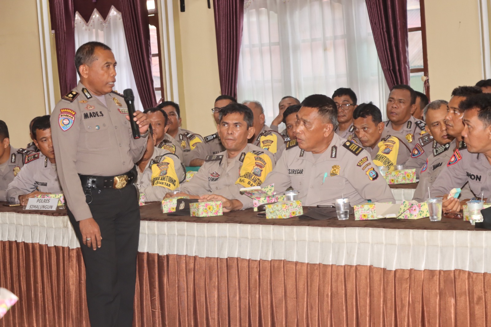 Polres Pematang Siantar Sambut Tim Supervisi Ditbinmas Polda Sumut