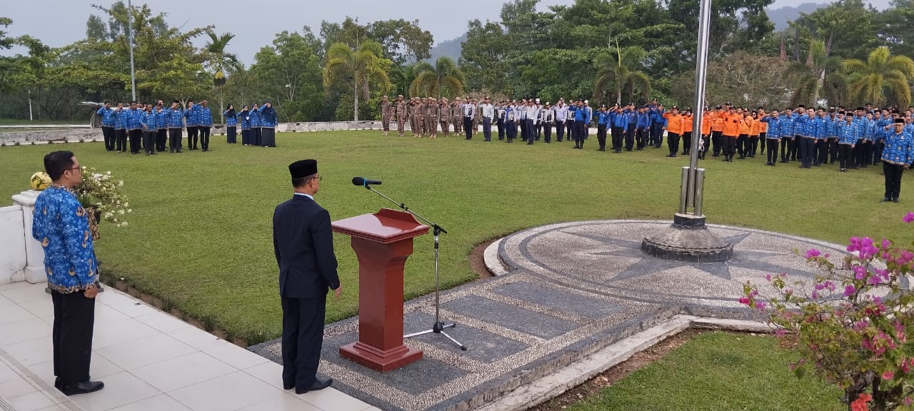 Pemkab Limapuluh Kota Laksanakan Upacara Peringatan Hari Otonomi Daerah (Otda) ke-XXVIII Tahun 2024