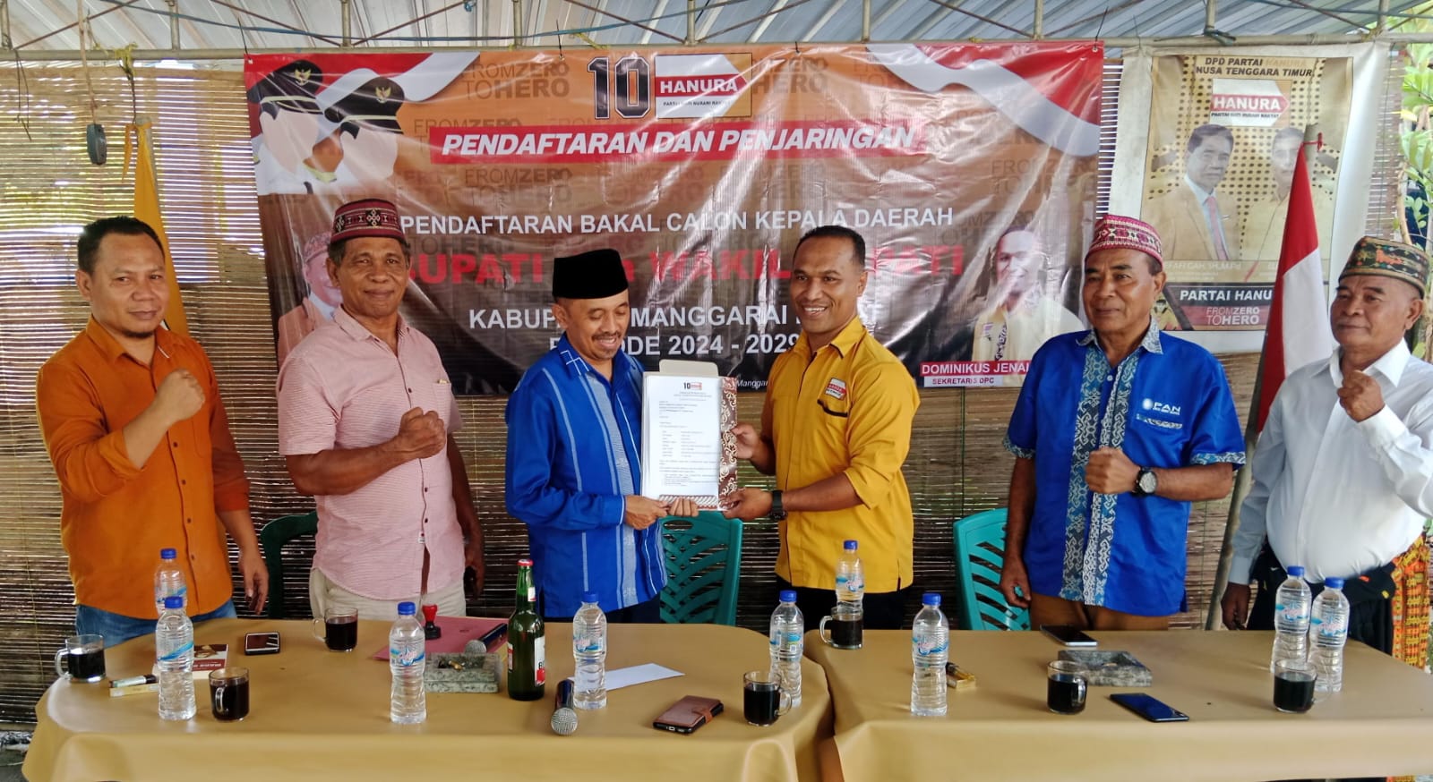 Pendaftaran Marselinus Jeramun Membangkitkan Optimisme Hanura Dalam Pilkada 2024
