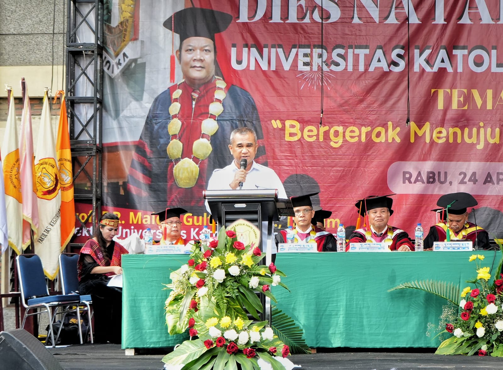 Ucapkan Selamat Dies Natalis ke-40 UNIKA Santo Thomas, Wali Kota Medan Berharap Semakin Melahirkan Prestasi Membanggakan