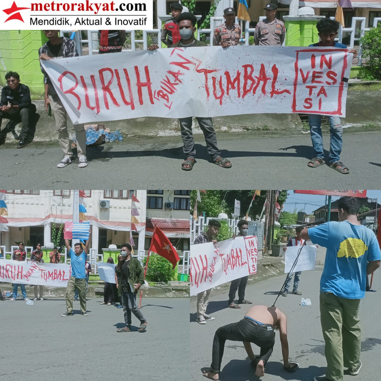 Aksi Hari Buruh Internasional Pada 1 Mei 2024, Solidaritas Mahasiswa untuk Rakyat (SMuR) Aceh Barat