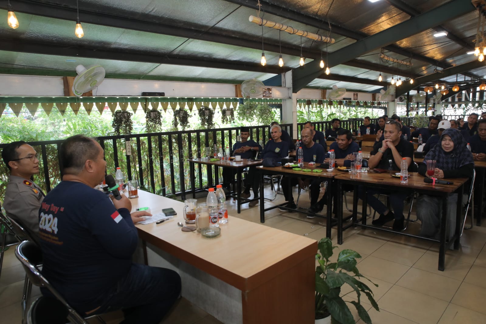 Wakil Bupati Asahan Ikuti Ramah Tamah dengan Serikat Buruh se-Kabupaten Asahan