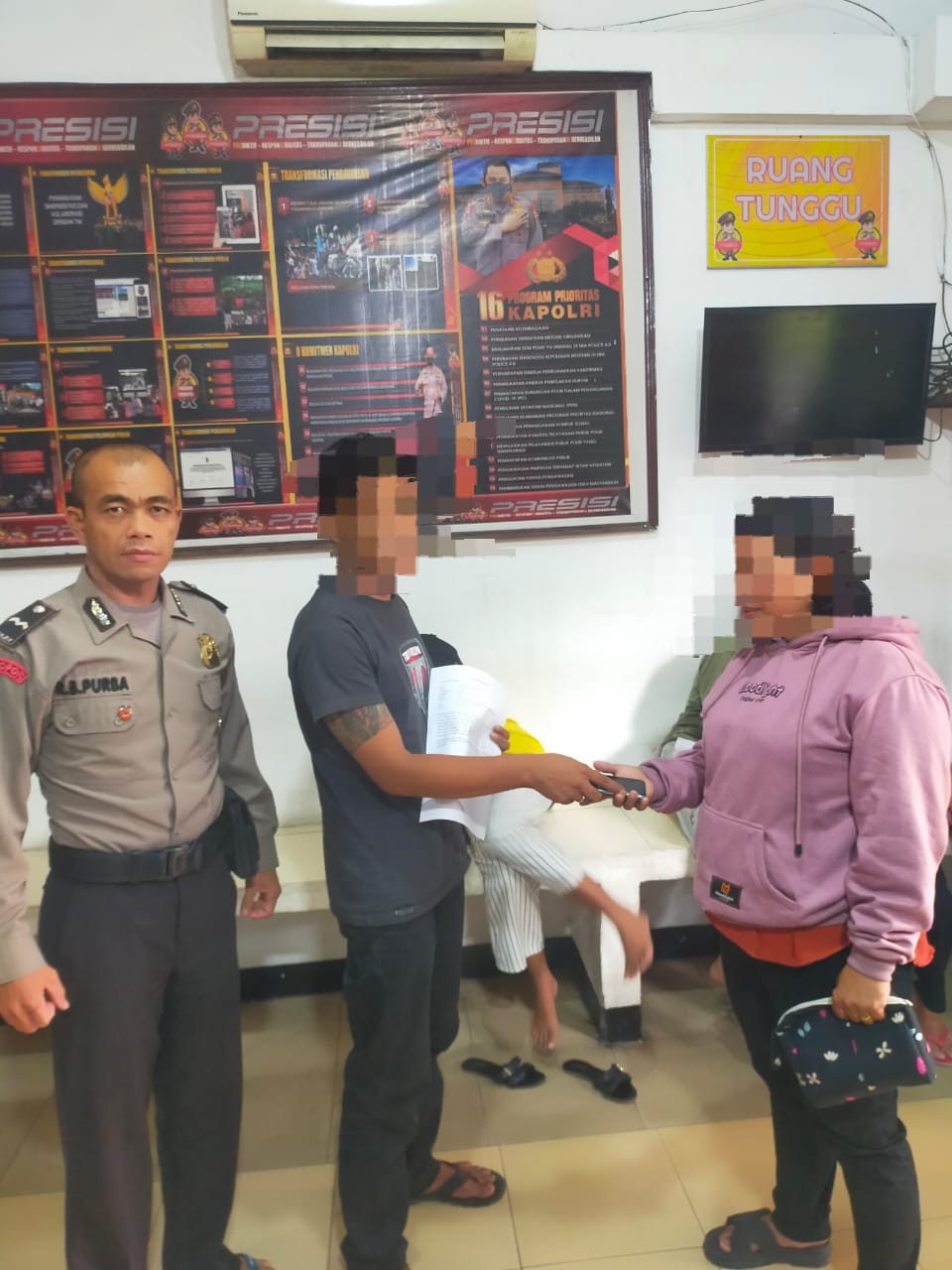 Polsek Siantar Utara Selesaikan Pencurian HP Melalui Mediasi