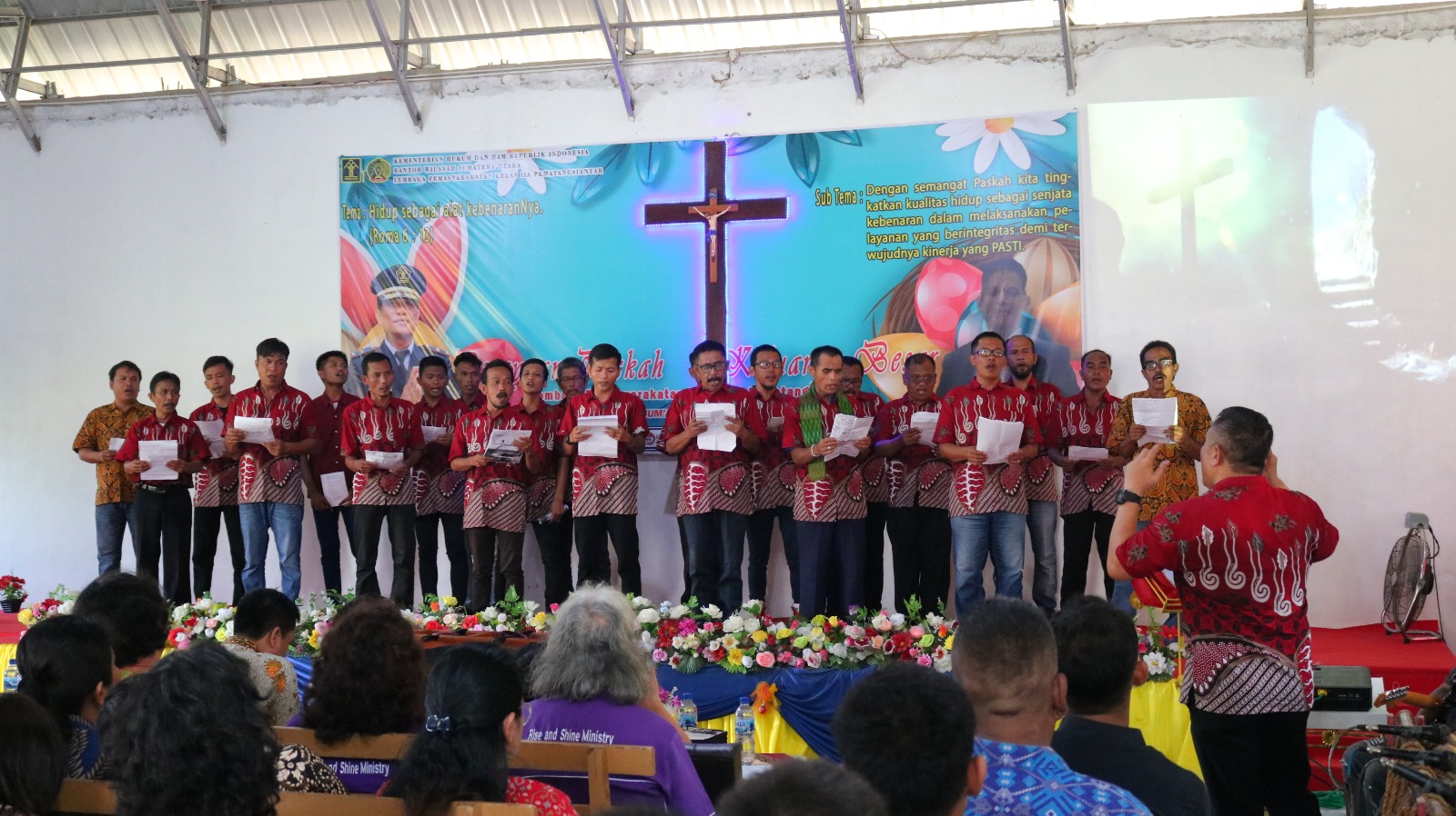 Lapas Kelas IIA Pematangsiantar Gelar Perayaan Paskah Berlangsung Penuh Sukacita dan Kebahagiaan