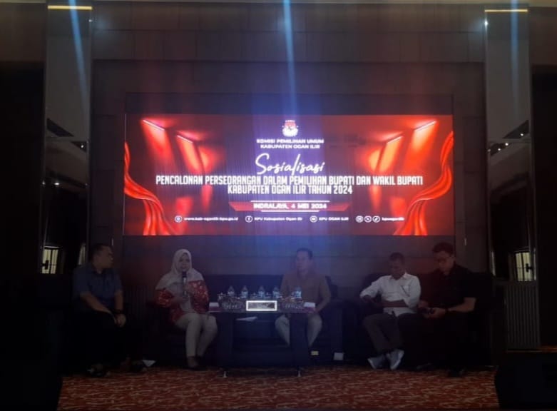KPU Ogan Ilir Gelar Sosialisasi Pencalonan Perseorangan Pemilihan Bupati Dan Wakil Bupati Tahun 2024