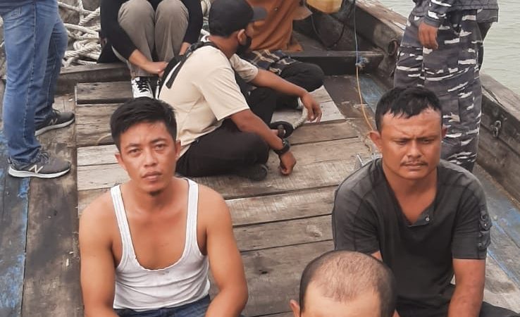 Tim F1QR Pangkalan TNI AL Tanjung Balai Asahan Gagalkan pengiriman PMI