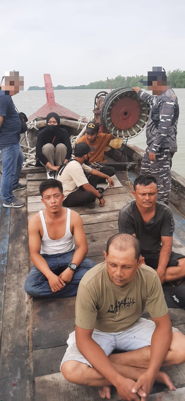 Tim F1QR Pangkalan TNI AL Tanjung Balai Asahan Gagalkan pengiriman PMI