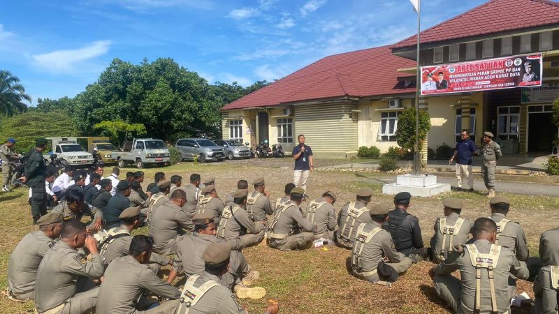 BPJS Ketenagakerjaan Meulaboh Sosialisasi Manfaat Program BPJamsostek Kepada Anggota Satpol-PP dan WH Abdya
