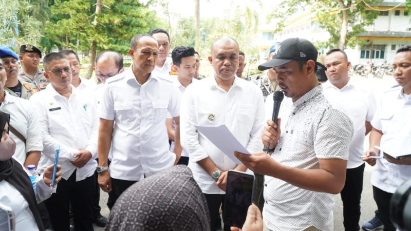 Pj Bupati Langkat Temui Aliansi Guru Honorer peserta PPPK Tahun 2023 Langkat