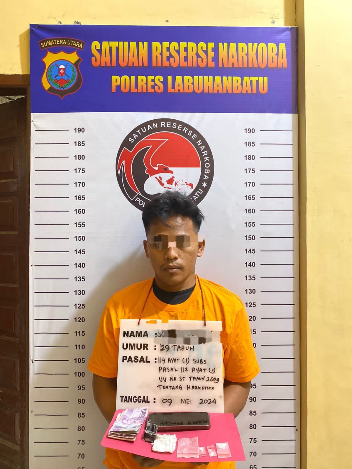 Anak Main Desa Sennah Diringkus Polres Labuhanbatu Karna Diduga Memiliki Narkoba Jenis Sabu-Sabu