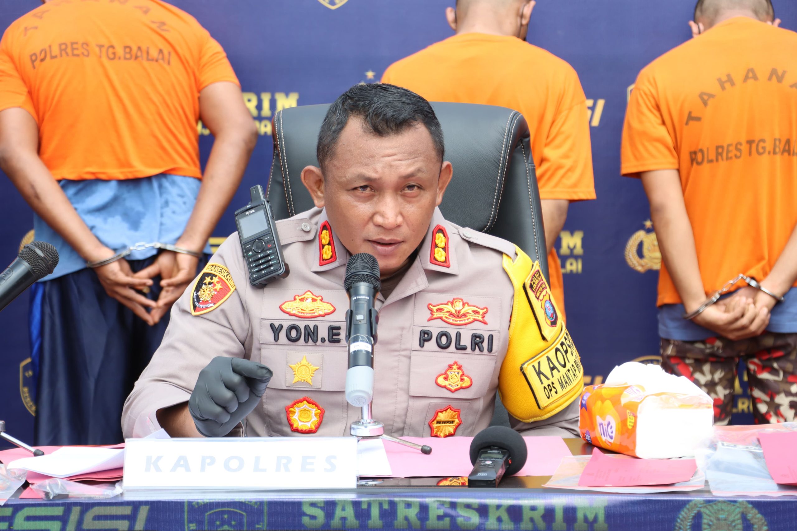Kapolres Tanjung Balai Berhasil Ungkap Kasus Curanmor