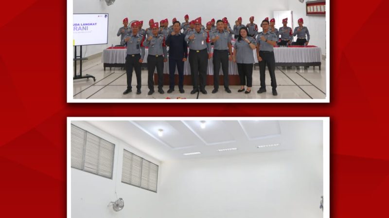 Siap Menuju WBK, Lapas Pemuda Langkat Tunjukkan Semangat Kepada Tim Penilai Pada Desk Evaluasi WBK
