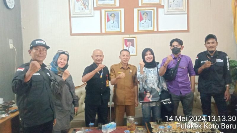 Media Gabungan Gelar Kunker ke SMK N1 Muaro Labuah