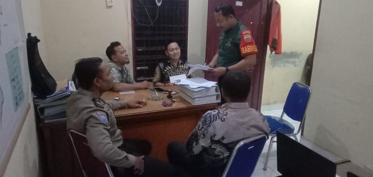 Jajaran Kodim 0203/LKT melaksanakan PULDATA TER untuk Perbaharui Data di Wilayah Binaan di Kantor Desa Mancang kec. Selesai, Kabupaten Langkat