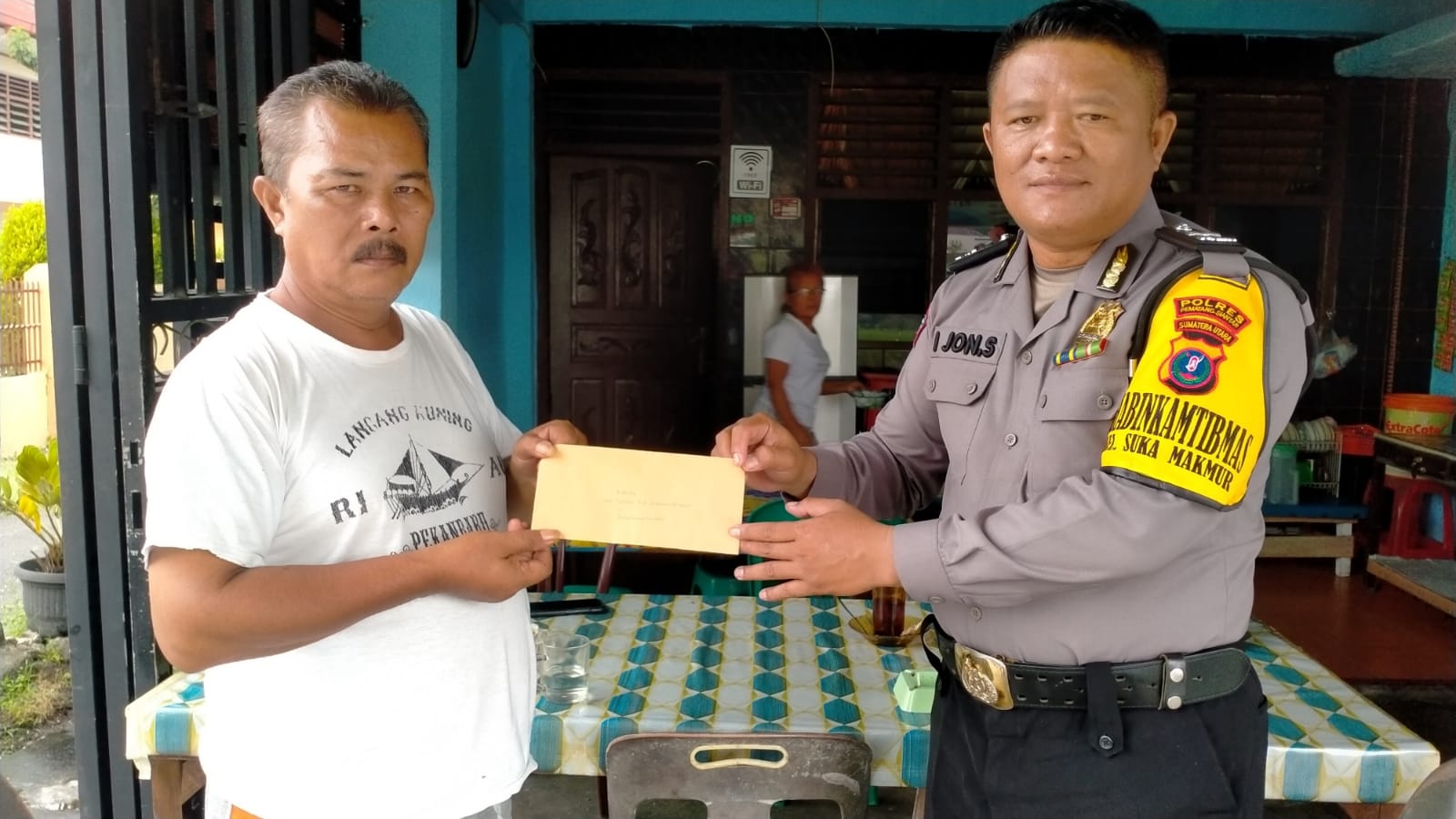 Polsek Siantar Marihat Edarkan Himbauan Pengawasan Agar Anak Anak Tidak Terlibat Tawuran dan Kenakalan Remaja