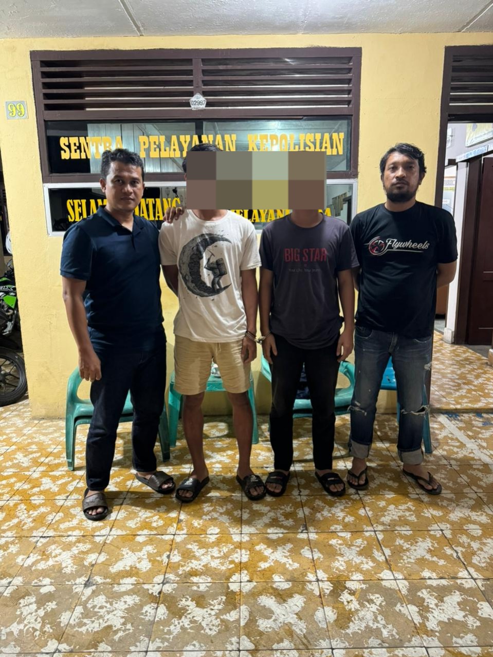 Dua Pelaku Pengeroyokan Diamankan Polsek Siantar Selatan