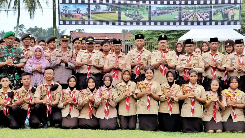 Wakil Bupati Simalungun Hadiri Pembukaan Kegiatan Pembinaan Pramuka SWK KODIM 0207/SML TA 2024