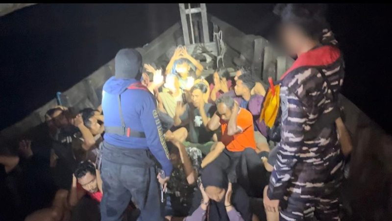 Pekerja Migran Indonesia Diamankan TNI AL Tanjungbalai Asahan