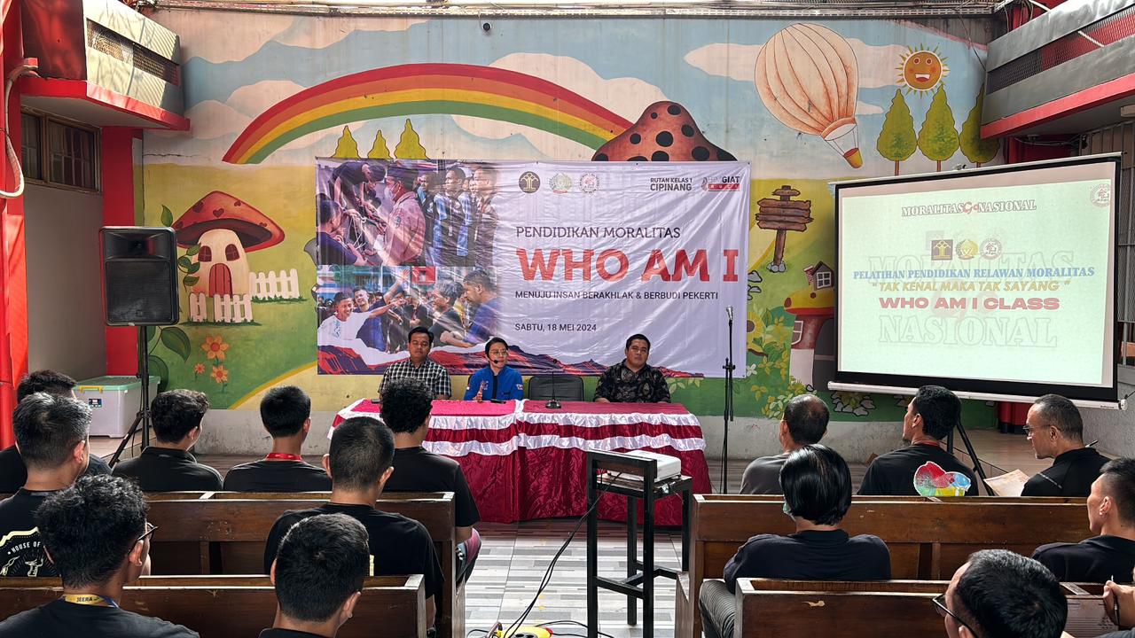 Ciptakan Insan Berakhklak Dan Berbudi Pekerti, Rutan Cipinang Bersama YPMBPBI Laksanakan Pelatihan “Who Am I”
