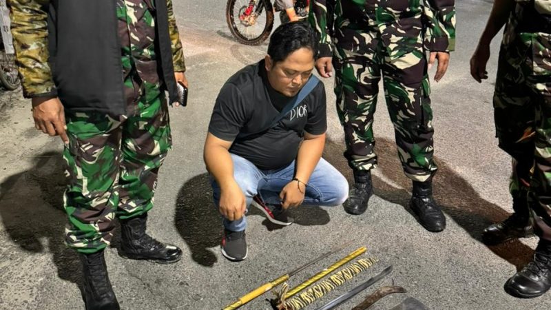Laksanakan KYRD dan Antisipasi Tawuran, Polsek Siantar Selatan Amankan Sajam