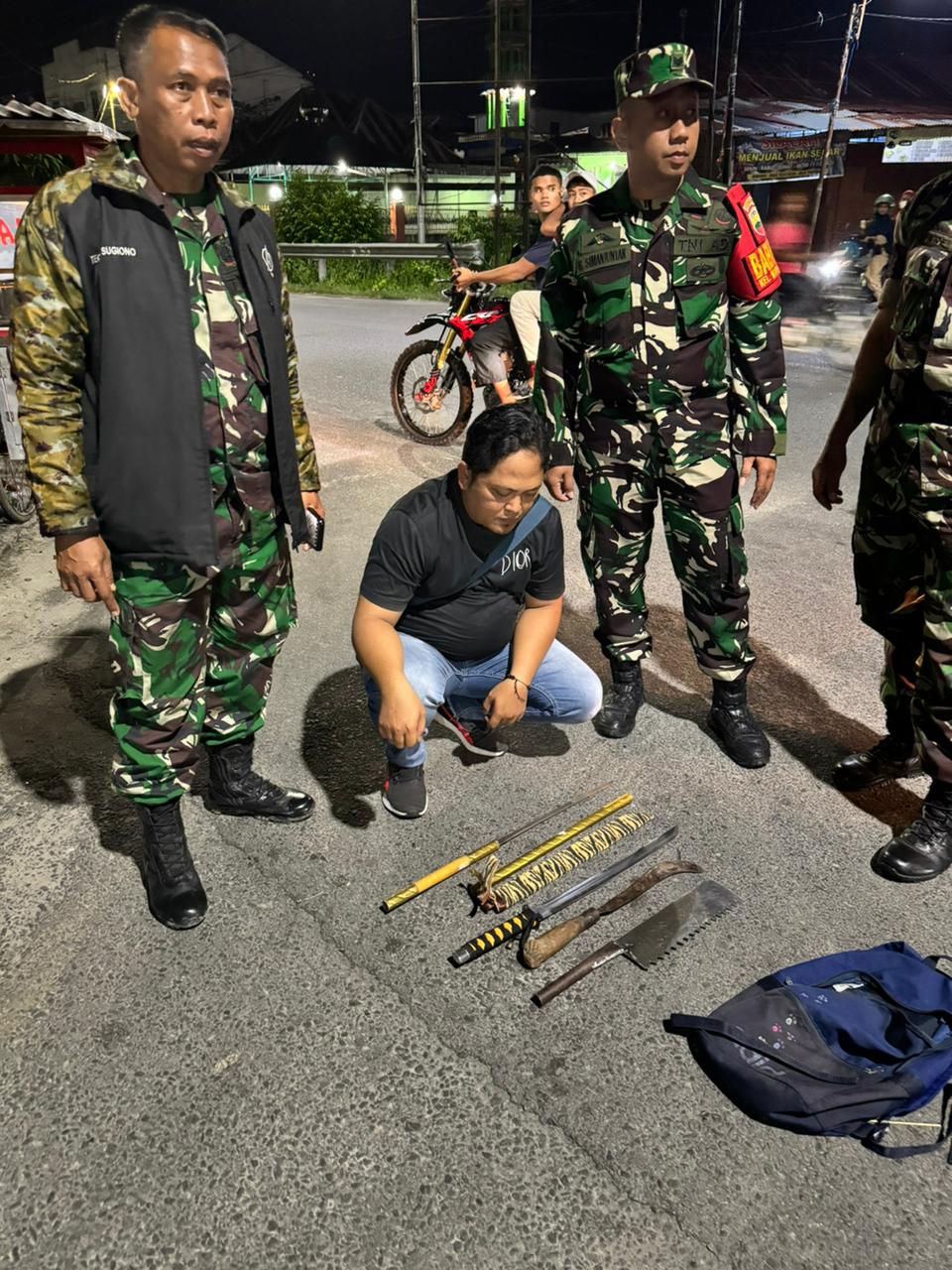 Laksanakan KYRD dan Antisipasi Tawuran, Polsek Siantar Selatan Amankan Sajam