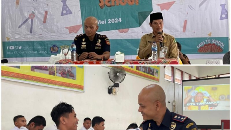 Bea dan Cukai Tembilahan Kunjungi dan Berikan Edukasi di SMAN 1 Rengat