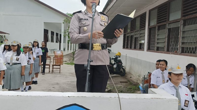 Peringatan Harkitnas Tahun 2024, Kapolsek Siantar Marihat Ajak Siswa/i SMAN 1 Pematangsiantar Tidak Terlibat dalam Pelanggaran Hukum