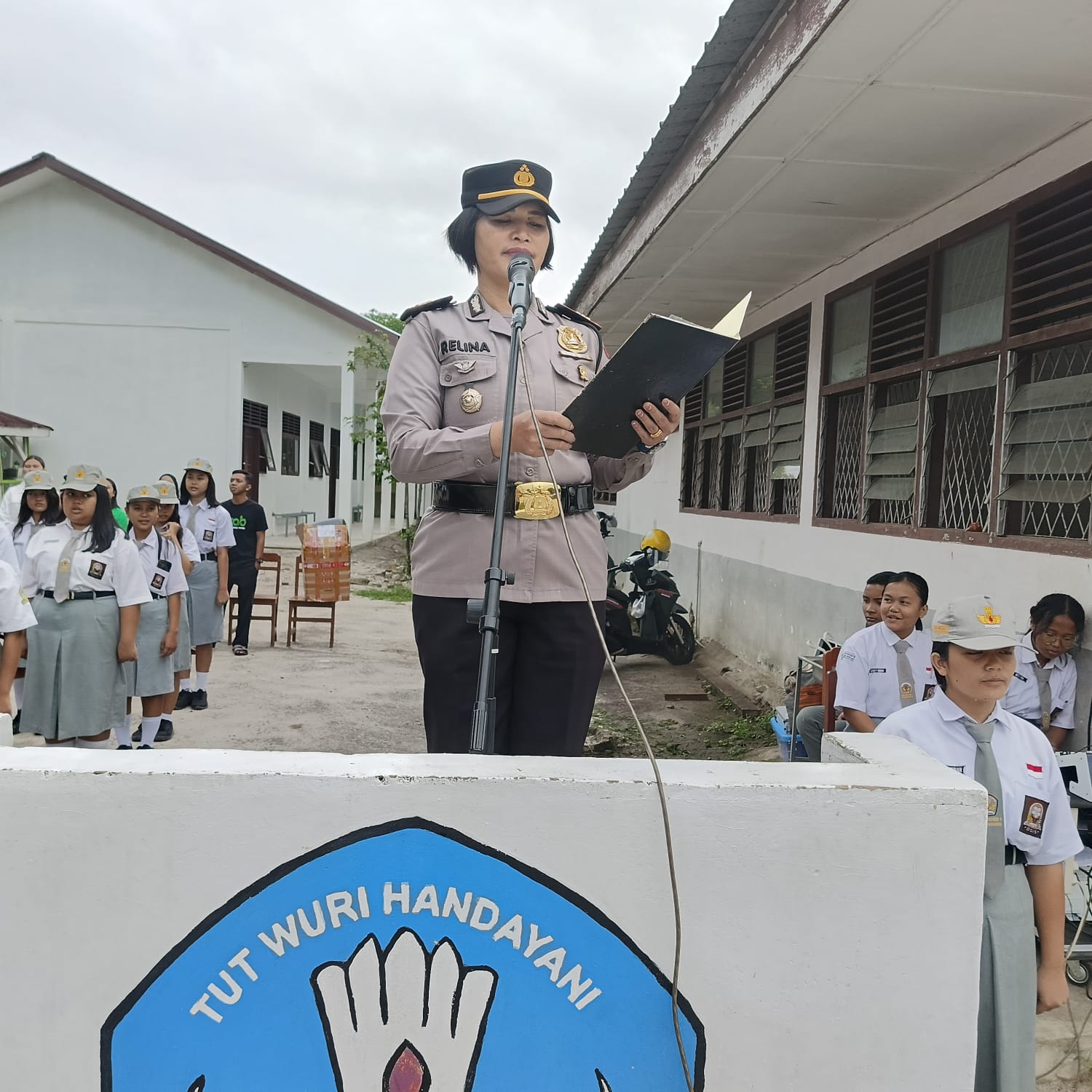 Peringatan Harkitnas Tahun 2024, Kapolsek Siantar Marihat Ajak Siswa/i SMAN 1 Pematangsiantar Tidak Terlibat dalam Pelanggaran Hukum