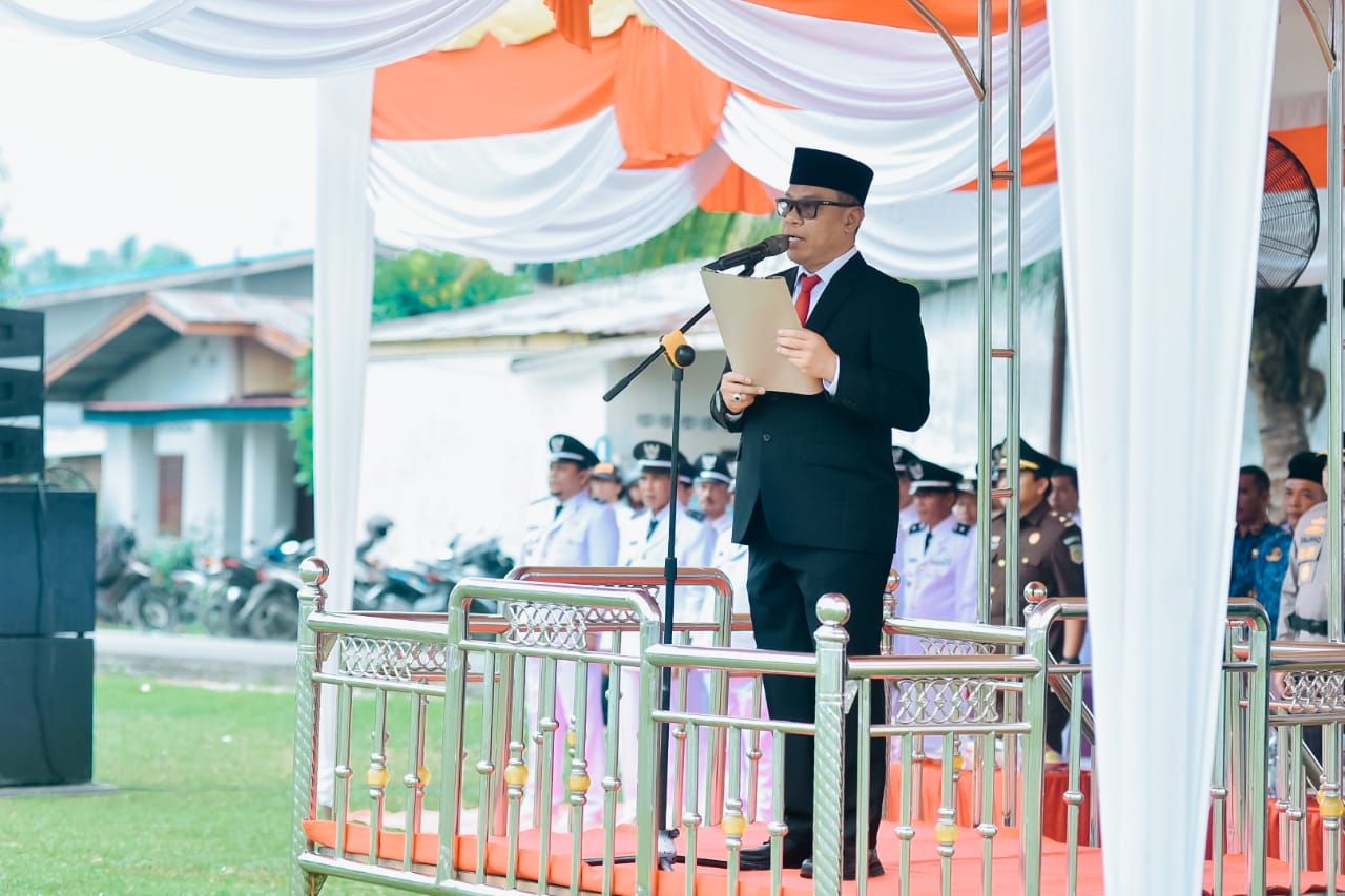 Pj. Bupati Batu Bara Bertindak Sebagai Inspektur Upacara Peringati Harkitnas ke – 116, Ajak Bangkit Bersama Untuk Indonesia Emas