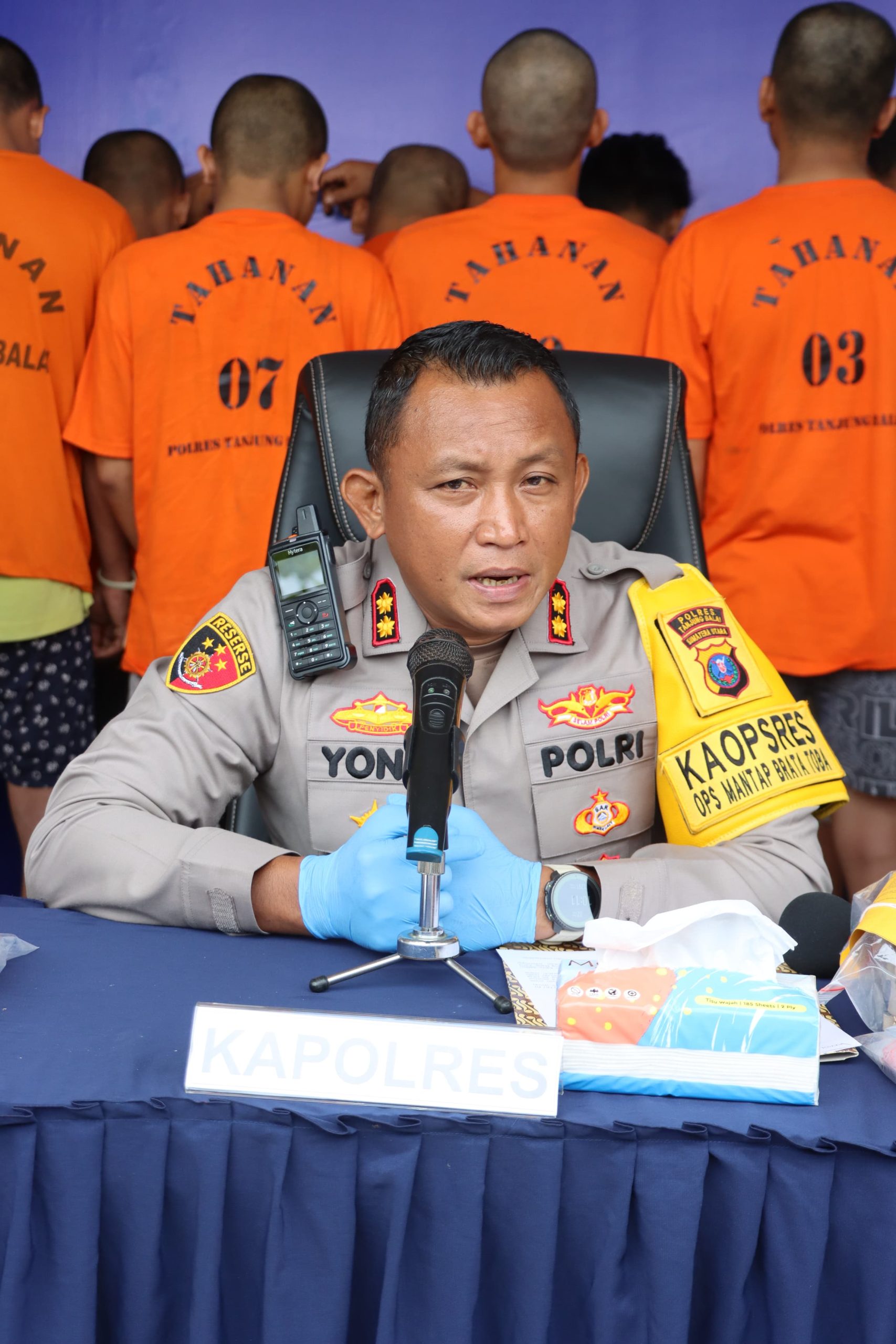 Selama Operasi 20 Orang Kasus Narkoba Ditangkap Polres Tanjung Balai