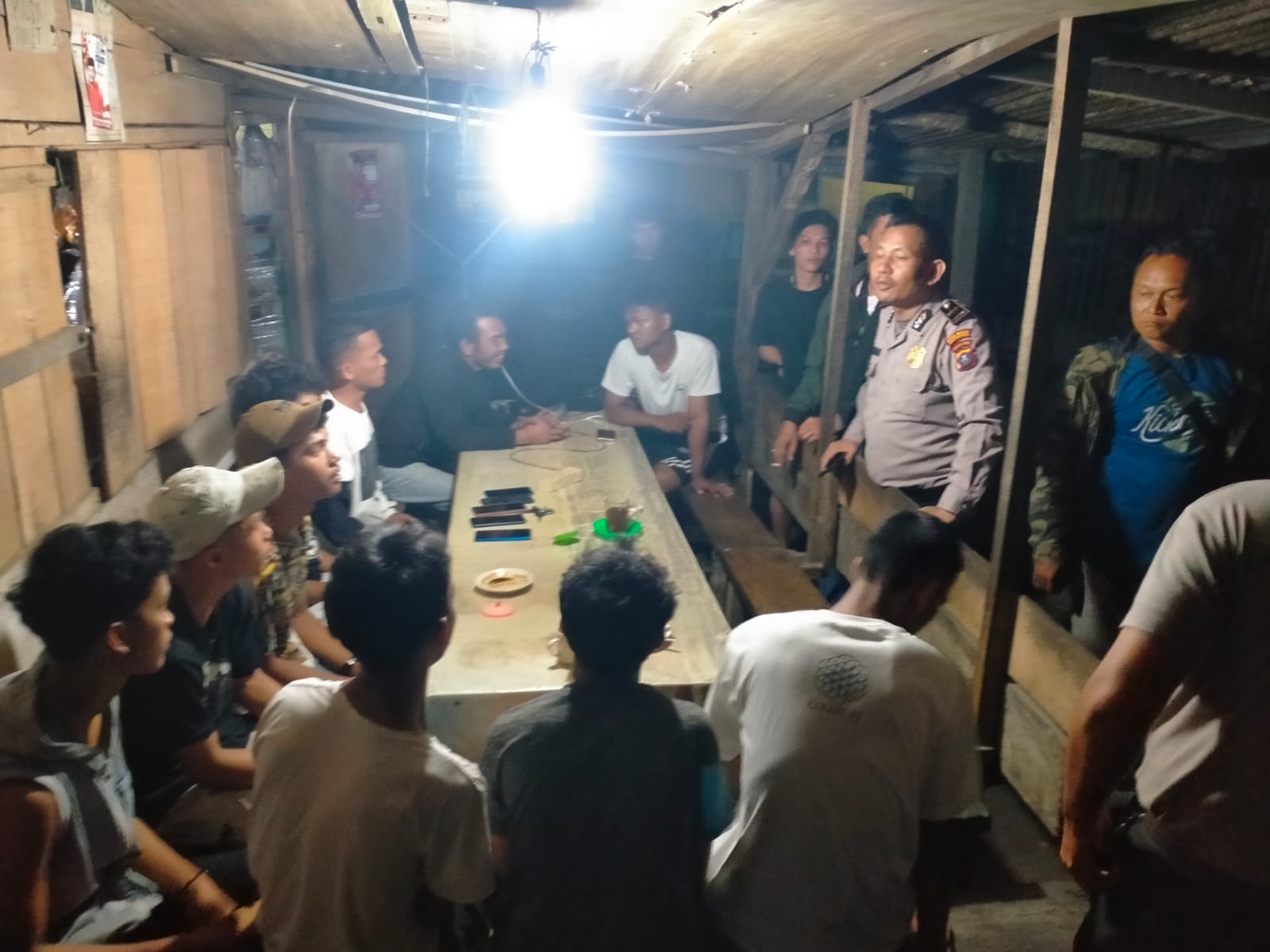 Antisipasi Aksi Tawuran, Polsek Siantar Utara Laksanakan Patroli Hingga Dini Hari