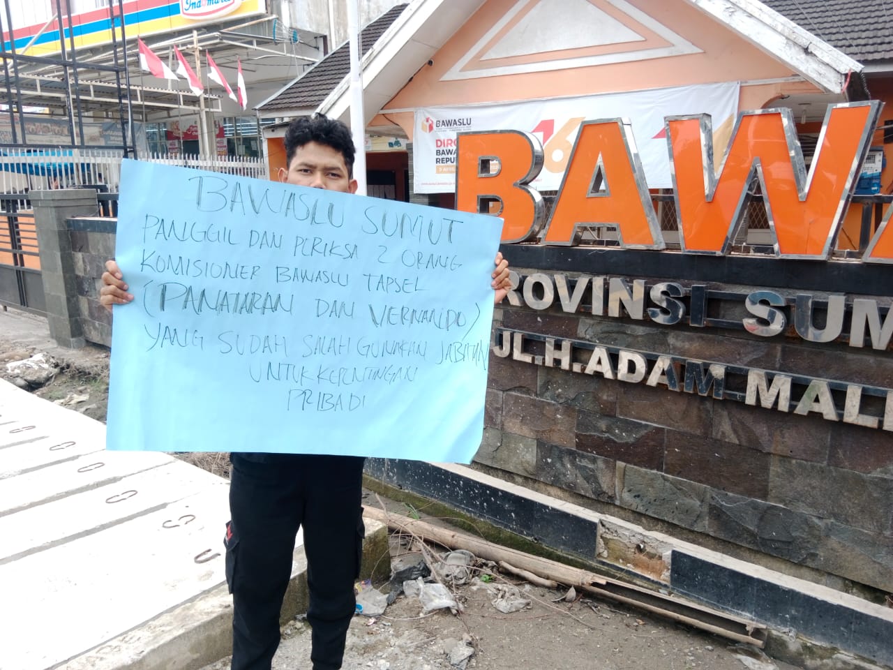 PD-Formasi Laporkan Bawaslu Tapsel dugaan Pelanggaran Kode etik terkait Perekrutan Panwascam ke Bawaslu Provinsi Sumut