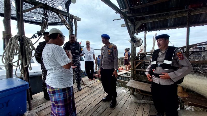 Cegah Narkoba dan Barang Selundupan Masuk Ke Langkat, Sat Polairud Polres Langkat laksanakan patroli.