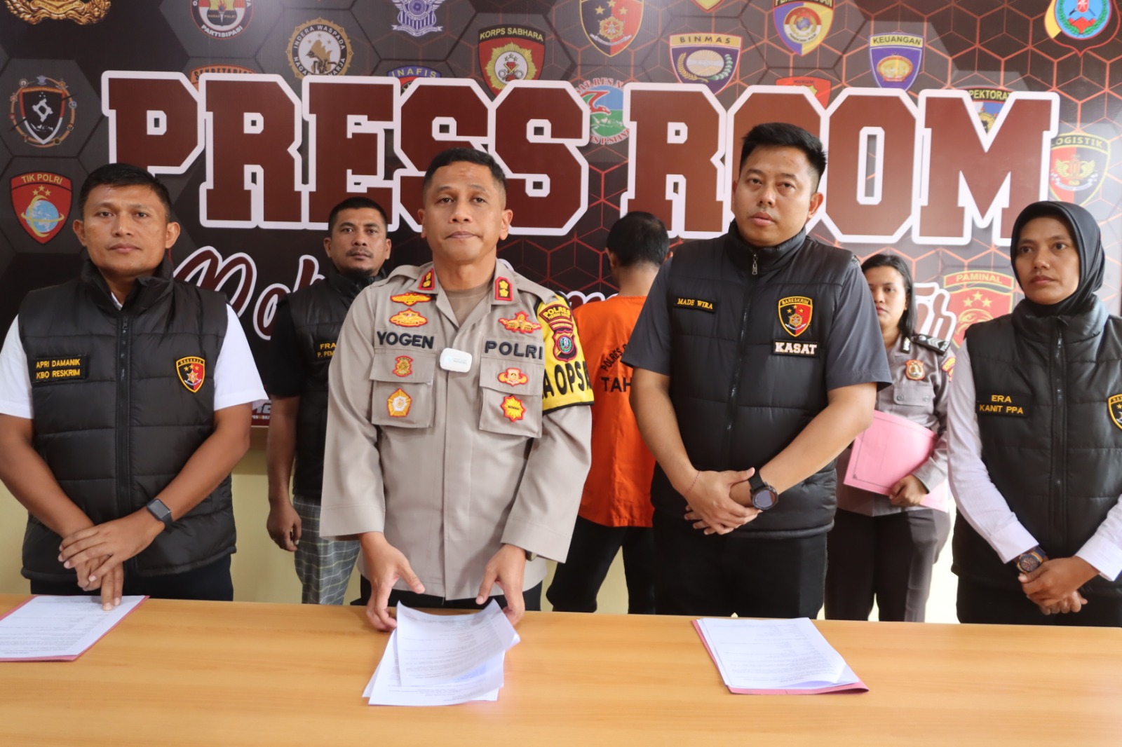 Polres Pematang Siantar Gelar Konferensi Pers Ungkap Pelaku Tindak Pidana Perbuatan Cabul di Bawah Umur
