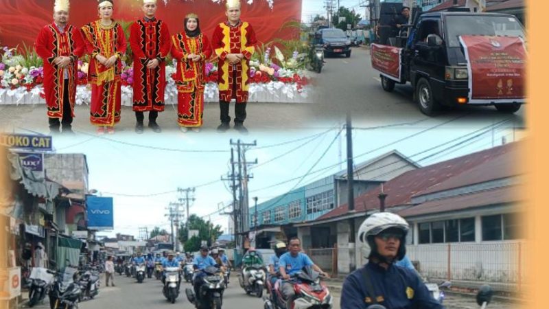 KPU Kota Gunungsitoli Gelar Pawai Akbar
