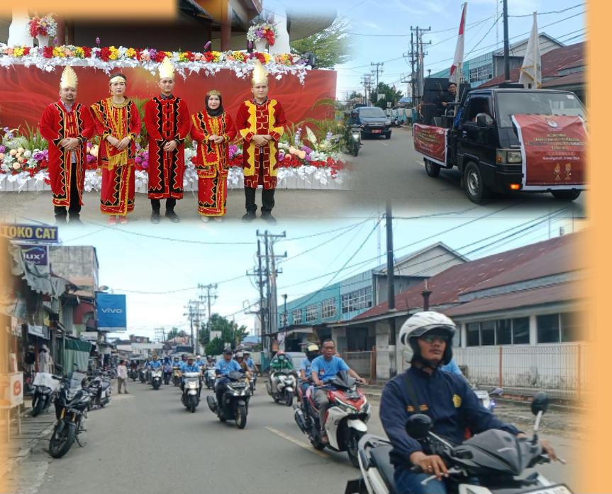 KPU Kota Gunungsitoli Gelar Pawai Akbar