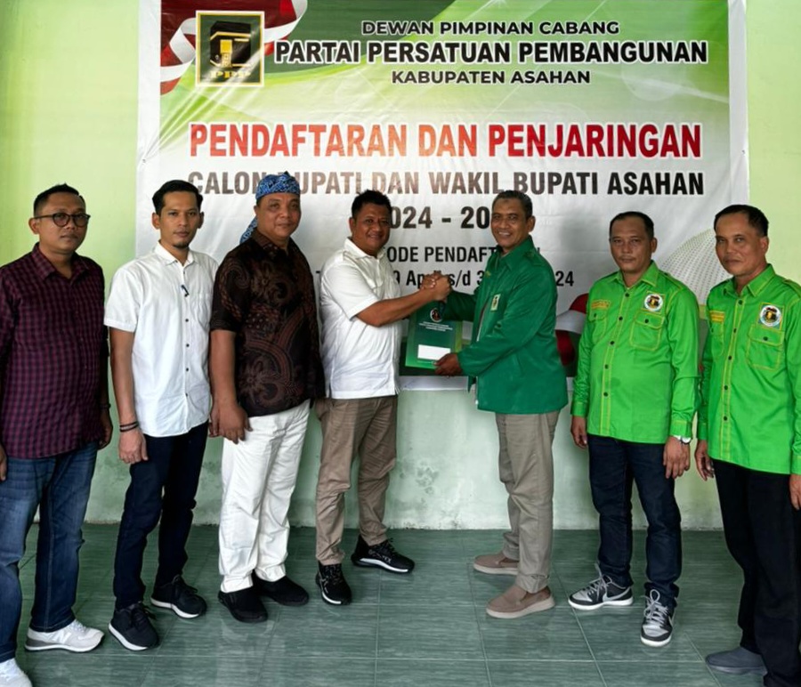 Rianto, SH, M.AP Sambangi Partai Berlambang Ka’bah, Kembalikan Berkas Pendaftaran Bakal Cabub Asahan