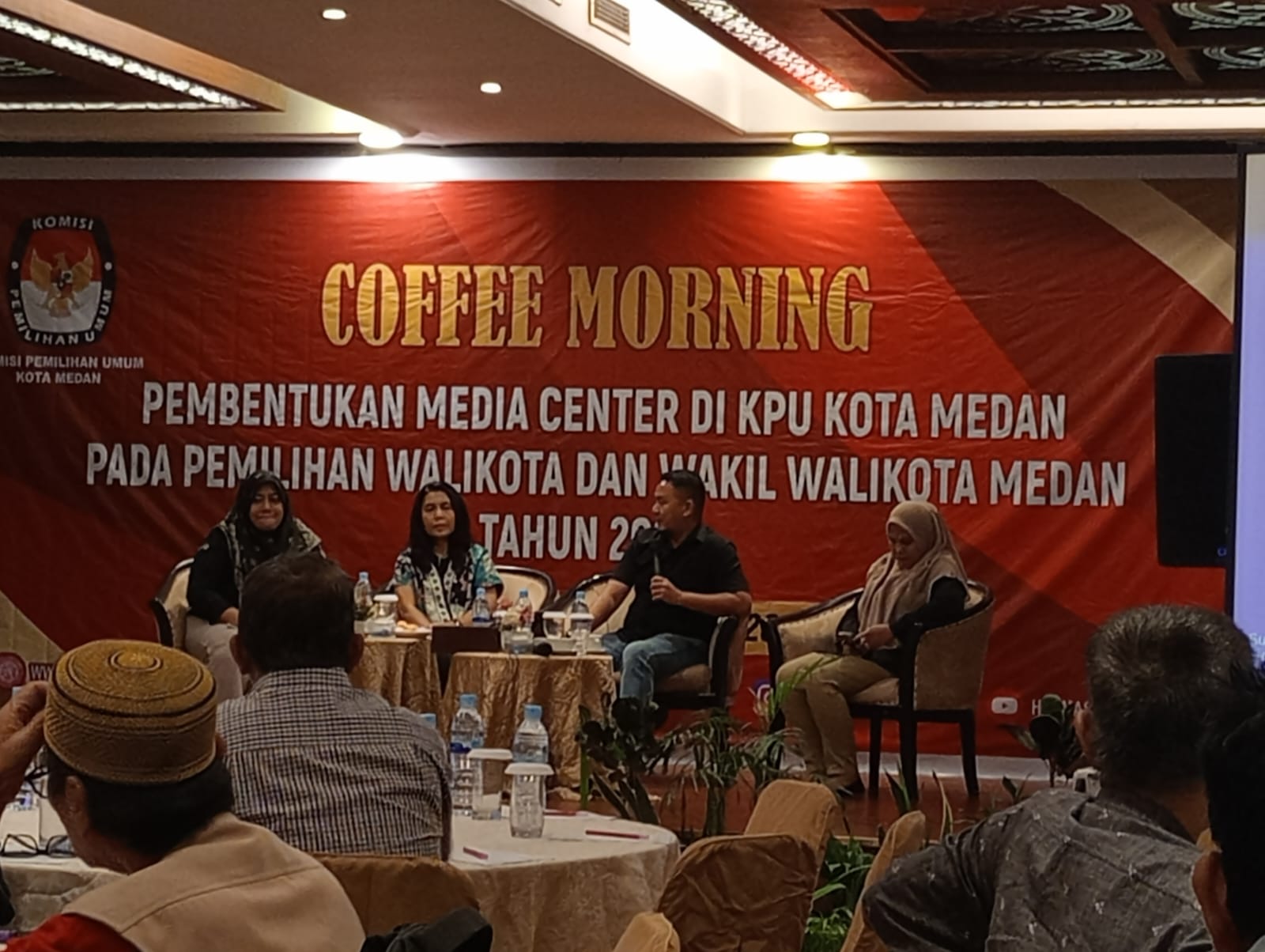 KPU Medan Buka Media Center Gandeng 120 Media Siap Sukseskan Pilkada Tahun 2024