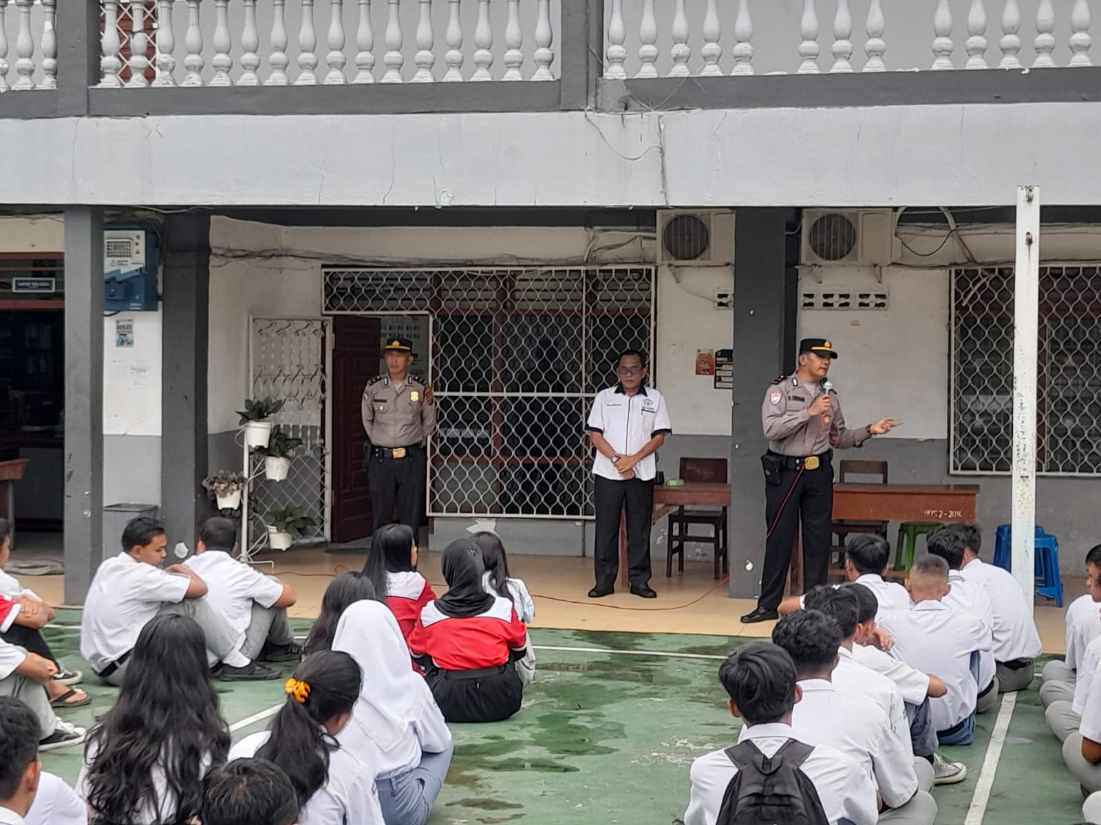 Sat Binmas Polres Pematangsiantar Edukasi SMK Persiapan Agar Jauhi Kenakalan Remaja
