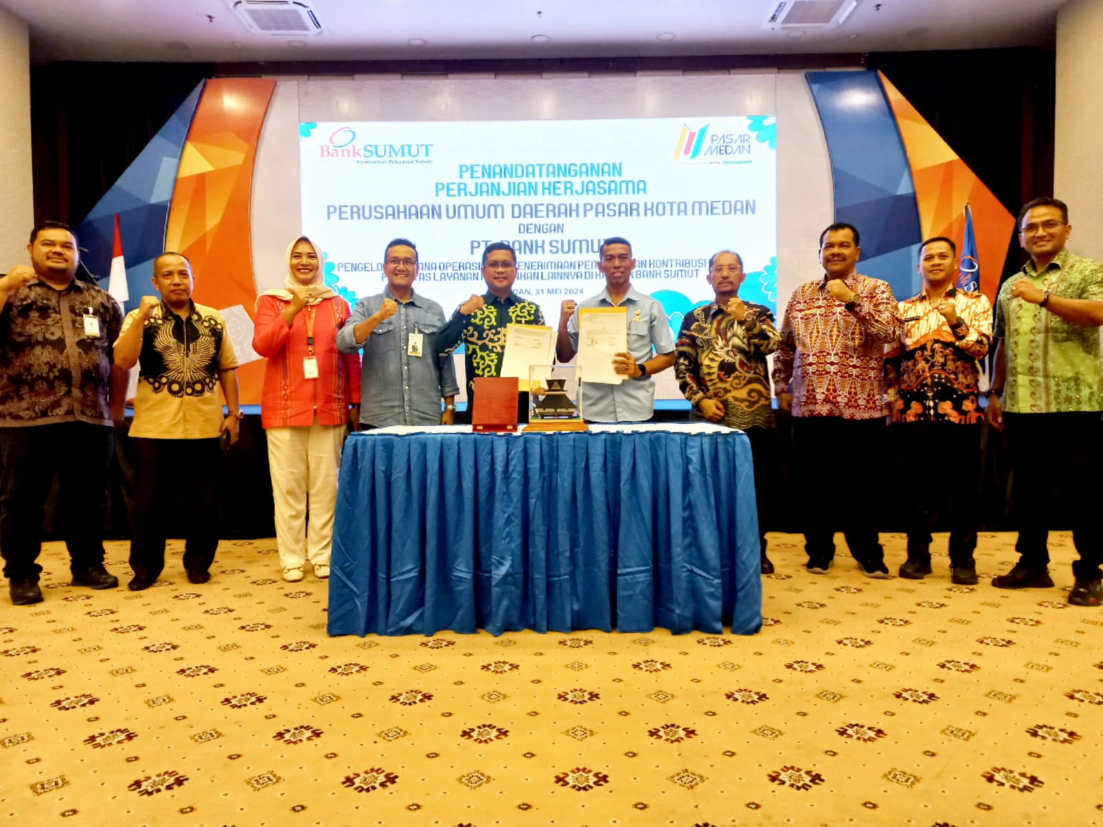 PUD Pasar Medan-Bank Sumut Kolaborasi Kembangkan Ekosistem Digital dan Kendalikan Inflasi