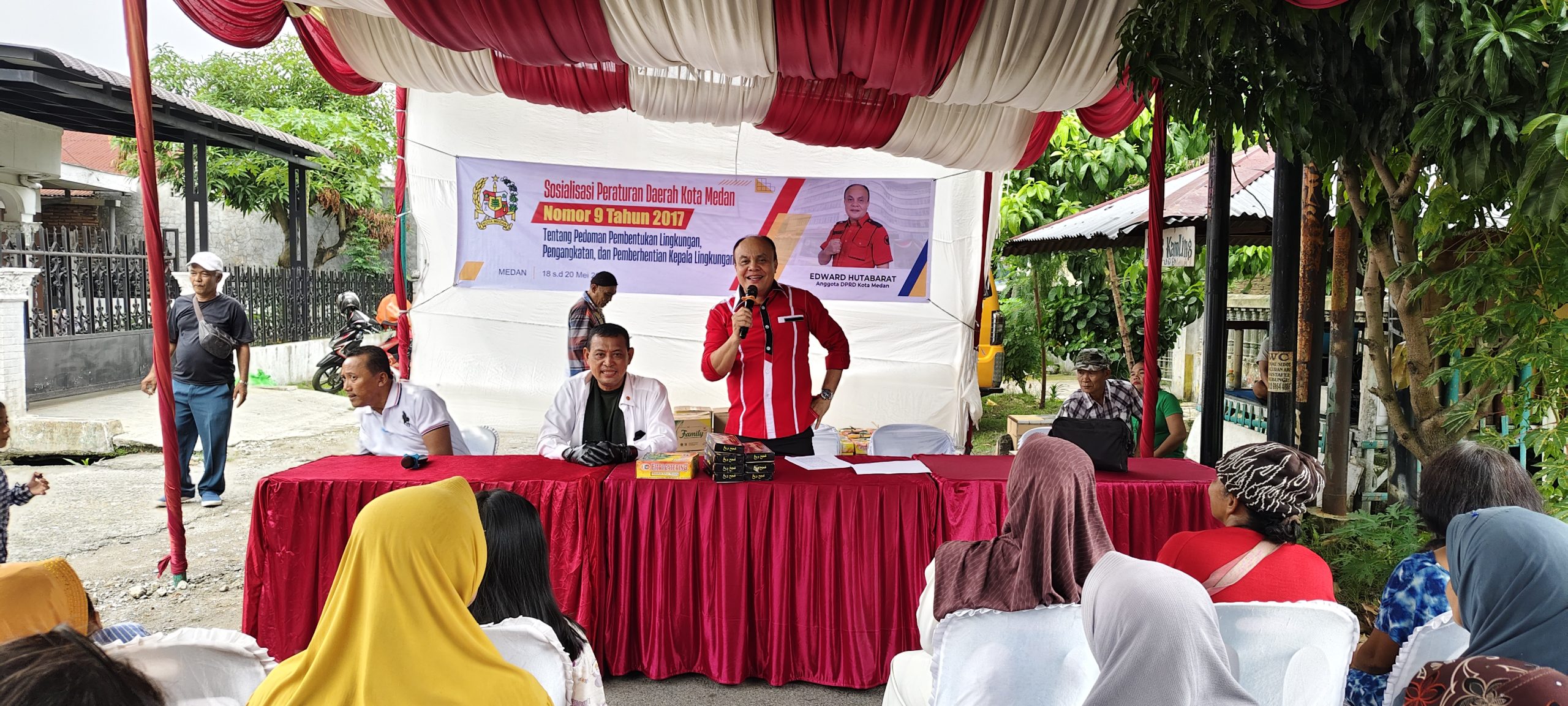 Sosperda Kota Medan, Edward Hutabarat Bawakan Perda No. 9 Tahun 2017