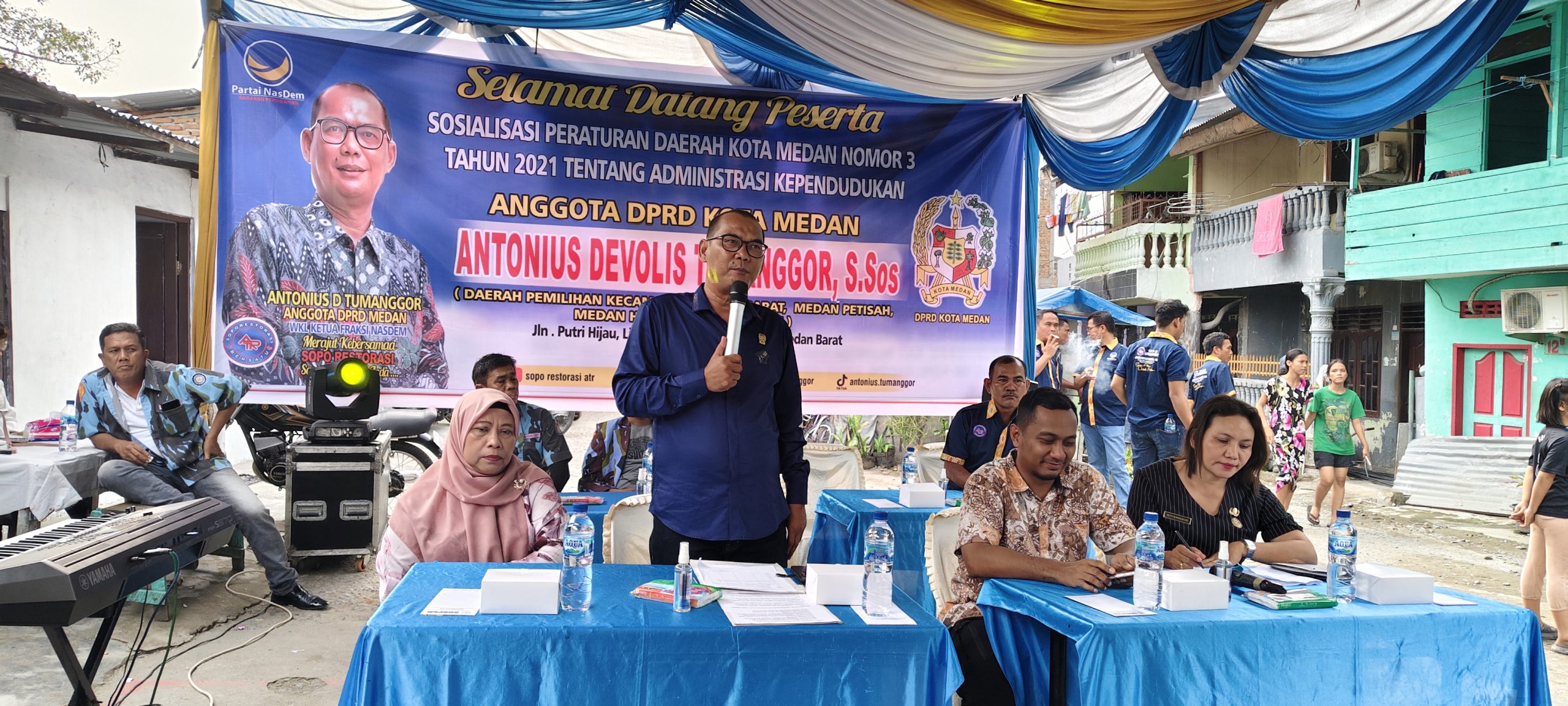 Antonius Tumanggor Ingatkan Masyarakat Penting Melengkapi Adminduk