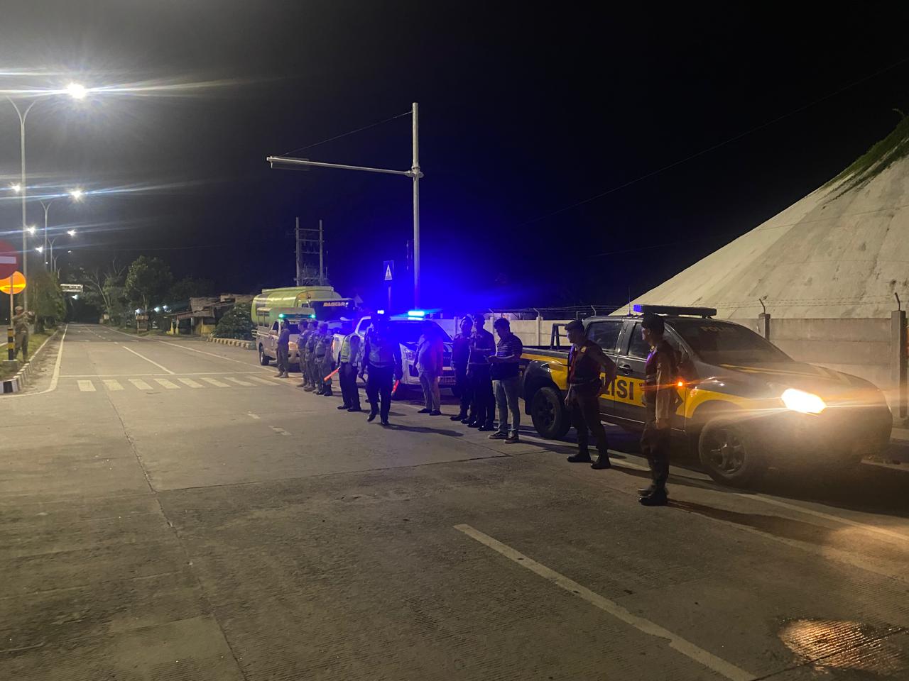 Patroli Skala Besar Digelar Polres Langkat Antisipasi Gangguan Kamtibmas